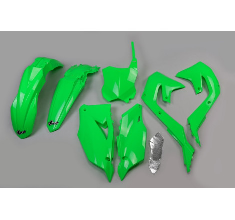 Kit plastiques UFO Vert Fluo pour Kawasaki KX-F 250 / 450