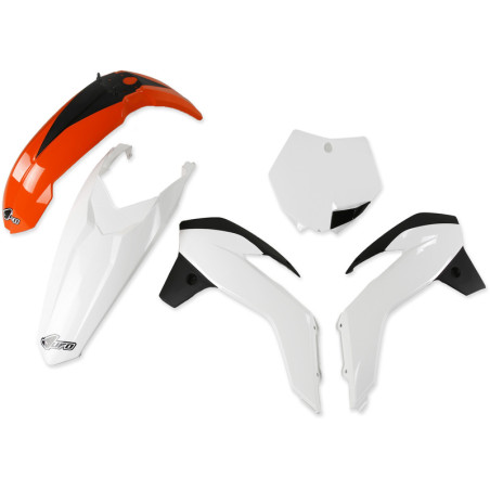 Kit plastiques UFO Orange/Blanc/Noir pour KTM 85 SX – 2013 à 2017