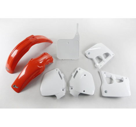 Kit plastiques UFO Rouge/Blanc pour Honda CR 125 / 250