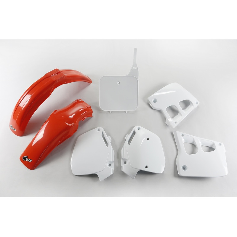Kit plastiques UFO Rouge/Blanc pour Honda CR 125 / 250