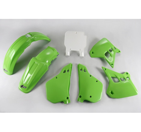 Kit plastiques UFO Vert pour Kawasaki KX 250 – 1990 à 1991