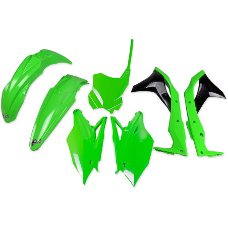 Kit plastiques UFO Vert/Blanc/Noir pour Kawasaki KX-F 250 – 2018 à 2020