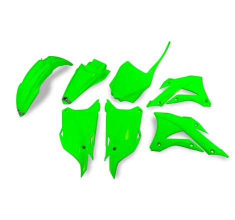 Kit plastiques UFO Vert Fluo pour Kawasaki KX 85 – 2014 à 2024