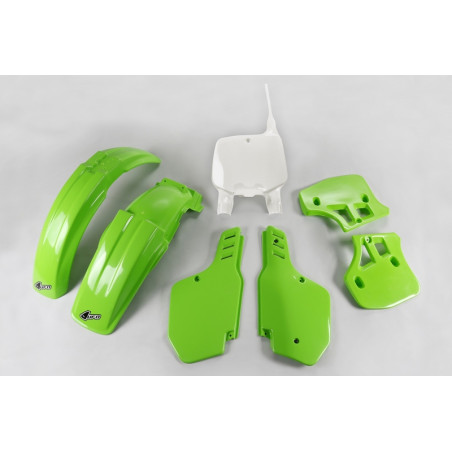 Kit plastiques UFO Vert pour Kawasaki KX 500 – 1989 à 2003