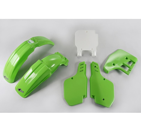 Kit plastiques UFO Vert pour Kawasaki KX 125 – 1989