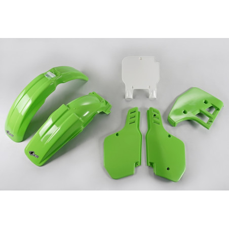 Kit plastiques UFO Vert pour Kawasaki KX 125 – 1989