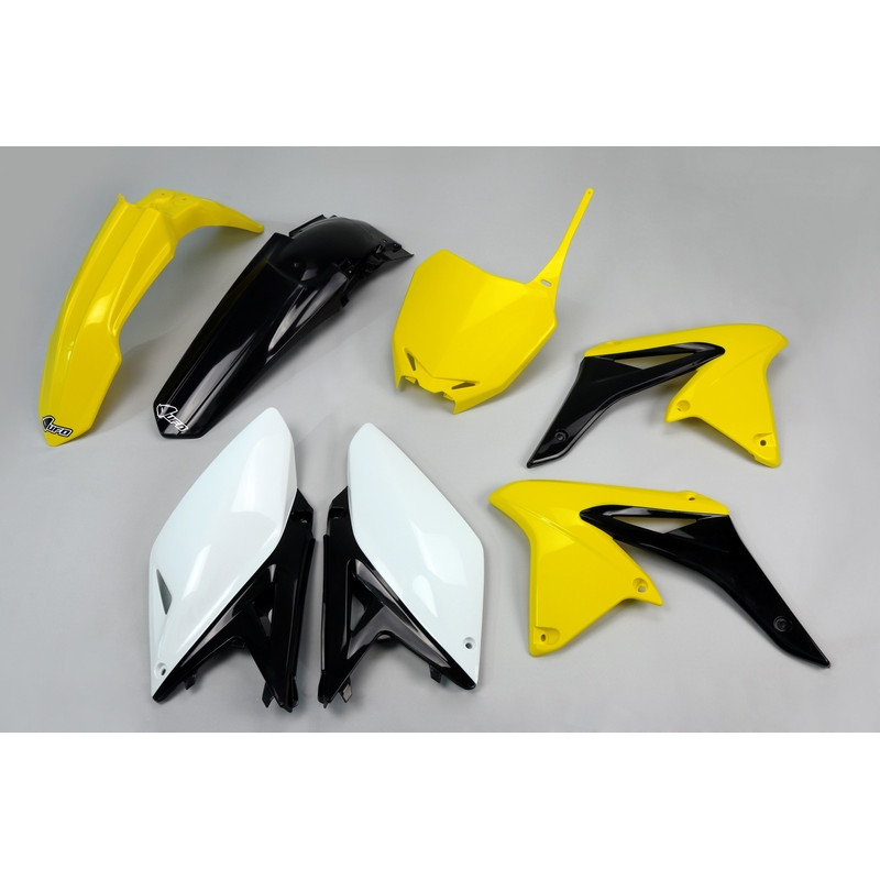 Kit plastiques UFO Jaune/Noir/Blanc pour Suzuki RM-Z 250 – 2013