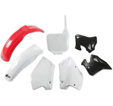 Kit plastiques UFO Blanc/Noir/Rouge pour Honda CR 125 – 1995 à 1997