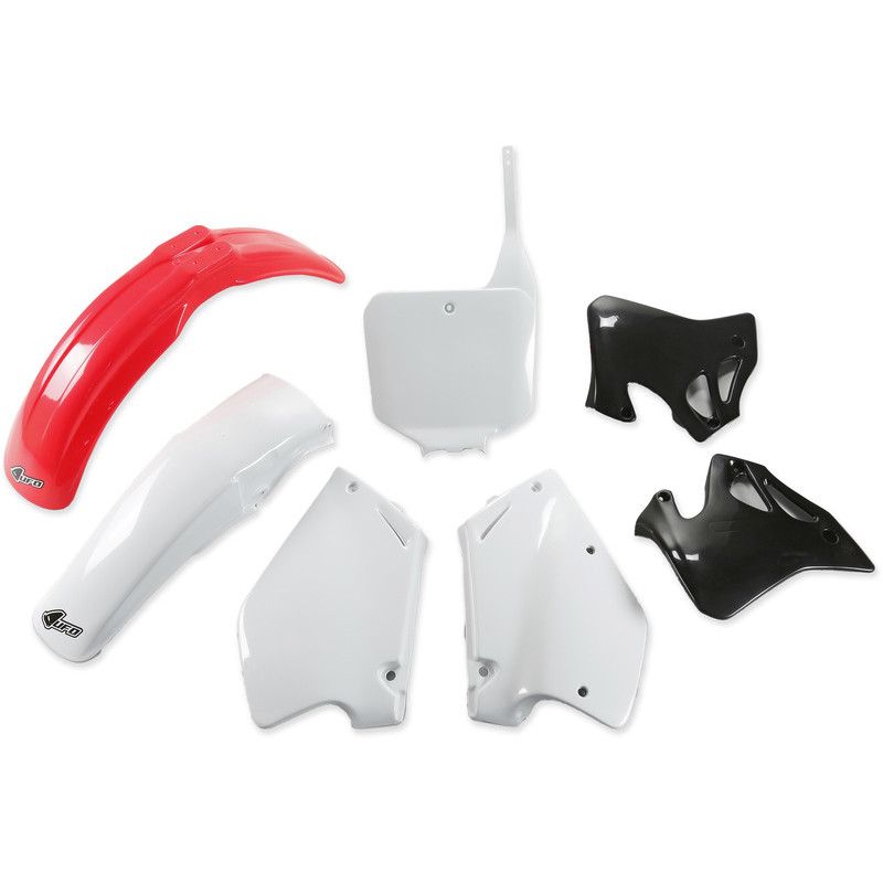 Kit plastiques UFO Blanc/Noir/Rouge pour Honda CR 125 – 1995 à 1997