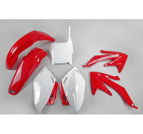 Kit plastiques UFO Rouge/Blanc pour Honda CRF 450 – 2007