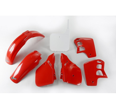 Kit plastiques UFO Rouge pour Honda CR 500 – 1989 à 1990