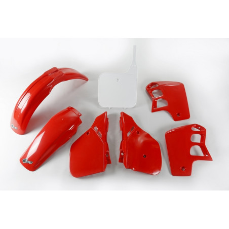 Kit plastiques UFO Rouge pour Honda CR 500 – 1989 à 1990
