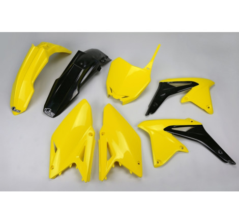 Kit plastiques UFO Jaune/Noir pour Suzuki RM-Z 450 – 2014 à 2017