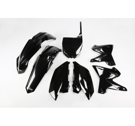 Kit plastiques UFO Restylé Noir pour Yamaha YZ 125 / 250 – 2002 à 2013