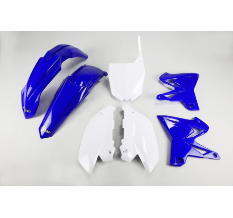 Kit plastiques UFO Restylé Bleu/Blanc pour Yamaha YZ 125 / 250 – 2002 à 2013