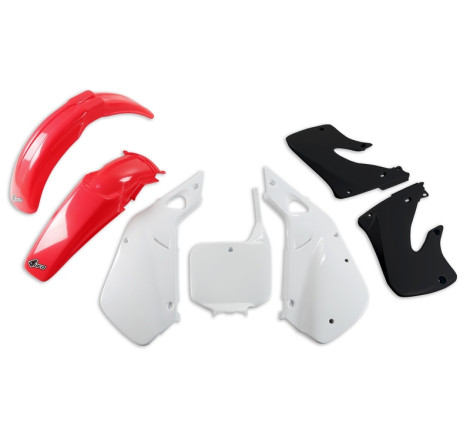 Kit plastiques UFO Blanc/Rouge pour Honda CR 250 – 1997 à 1999