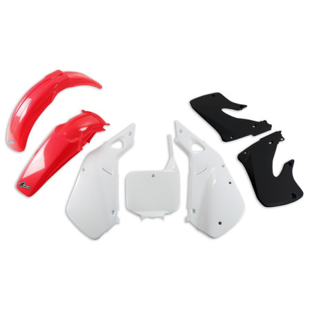 Kit plastiques UFO Blanc/Rouge pour Honda CR 250 – 1997 à 1999