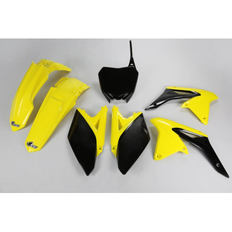 Kit plastiques UFO Jaune/Noir pour Suzuki RM-Z 250 – 2011 à 2018