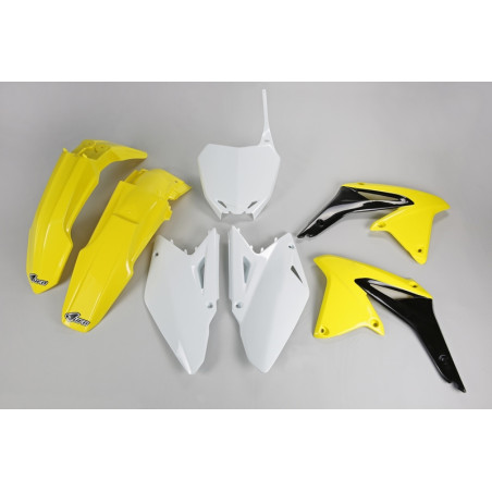 Kit plastiques UFO Jaune/Noir/Blanc pour Suzuki RM-Z 450 – 2011 à 2017