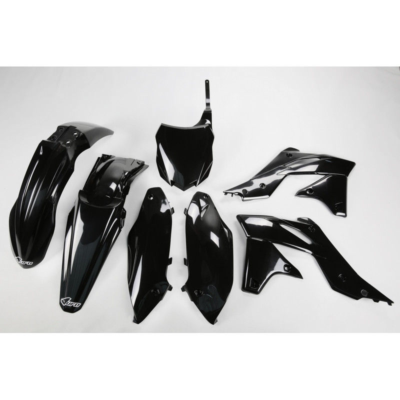 Kit plastiques UFO Noir pour Kawasaki KX-F 250 – 2013 à 2016