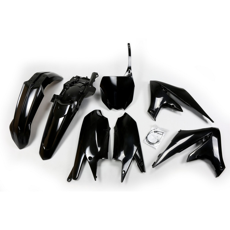 Kit plastiques UFO Noir pour Yamaha YZ-F 250 / 450