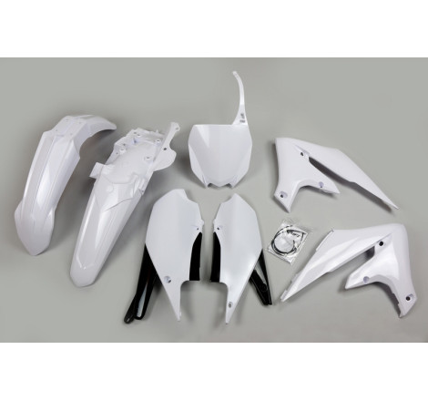 Kit plastiques UFO Blanc pour Yamaha YZ-F 250 / 450