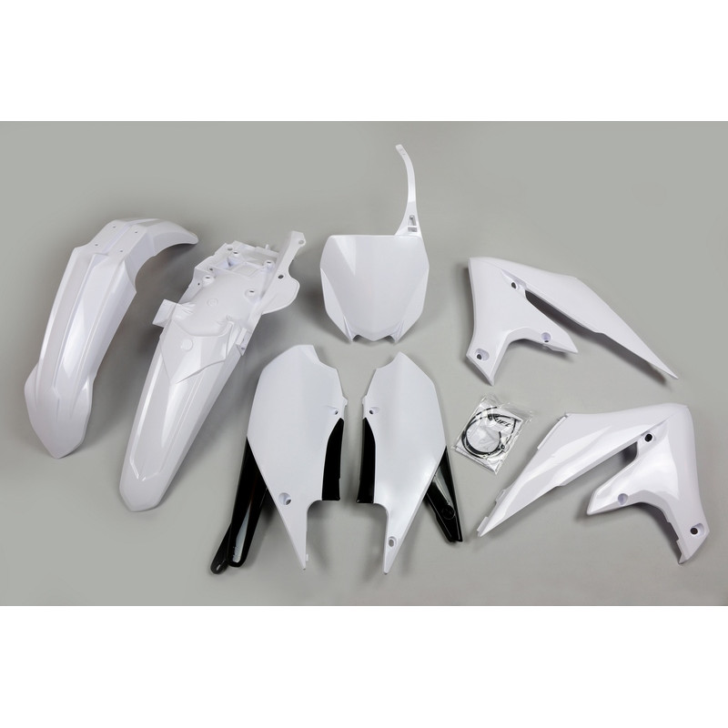 Kit plastiques UFO Blanc pour Yamaha YZ-F 250 / 450