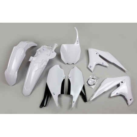 Kit plastiques UFO Blanc pour Yamaha YZ-F 250 / 450