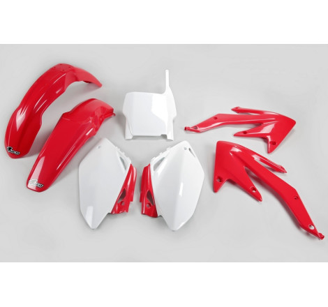 Kit plastiques UFO Rouge/Blanc pour Honda CRF 450 – 2005 à 2006