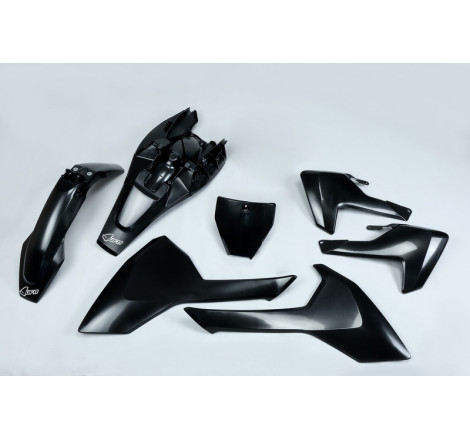 Kit plastiques UFO Noir pour Husqvarna TC 85 – 2018 à 2024