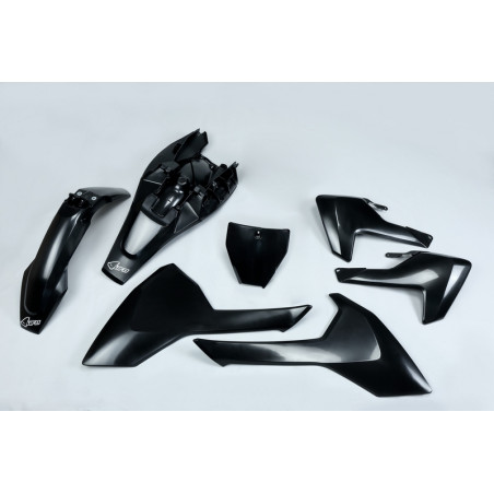 Kit plastiques UFO Noir pour Husqvarna TC 85 – 2018 à 2024
