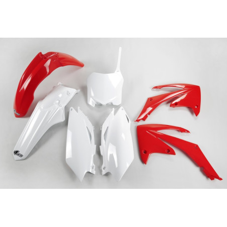 Kit plastiques UFO Rouge/Blanc pour Honda CRF 250 / 450
