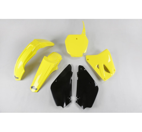Kit plastiques UFO Jaune/Blanc Restylé pour Suzuki RM 85 – 2002 à 2022