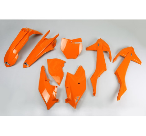Kit plastiques UFO Orange pour KTM SX / SX-F 125/250/350/450 – 2016 à 2018
