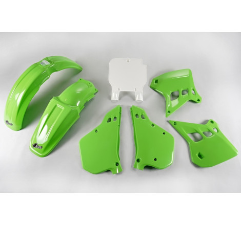Kit plastiques UFO Vert pour Kawasaki KX 125 – 1990 à 1991