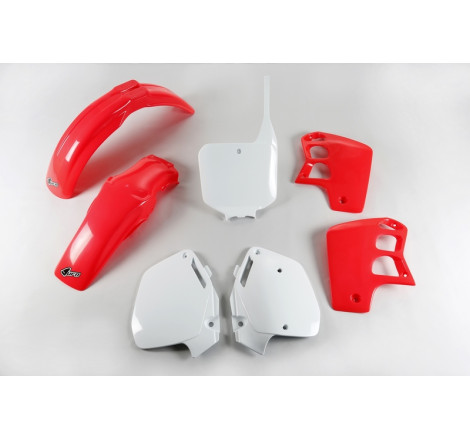 Kit plastiques UFO Rouge/Blanc pour Honda CR 500 – 1995 à 2000