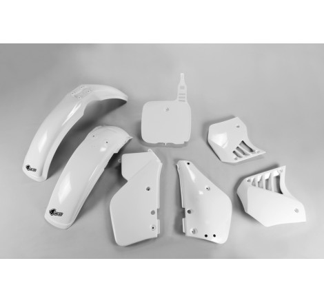 Kit plastiques UFO Blanc pour Yamaha YZ 125 – 1987 à 1988