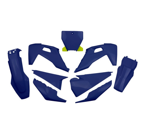 Kit plastiques UFO Bleu pour 125/250/350/450 TC / FC – 2019 à 2022