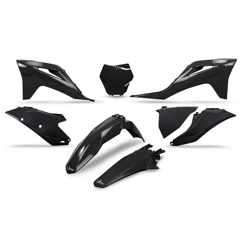 Kit plastiques UFO Noir pour 125/250/350/450 MC / MC-F