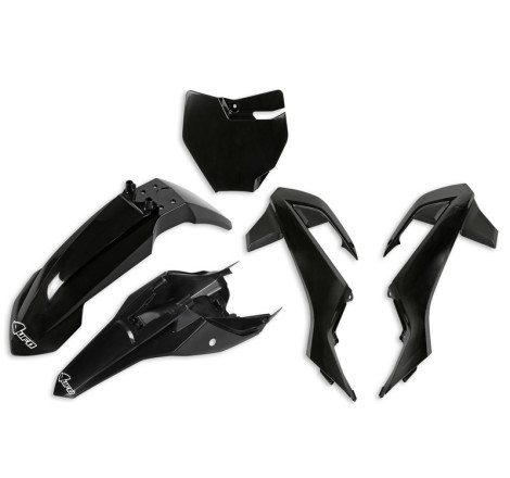 Kit plastiques UFO Noir pour KTM 65 SX – 2016 à 2023