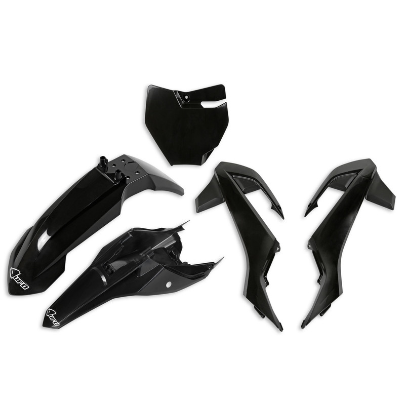 Kit plastiques UFO Noir pour KTM 65 SX – 2016 à 2023