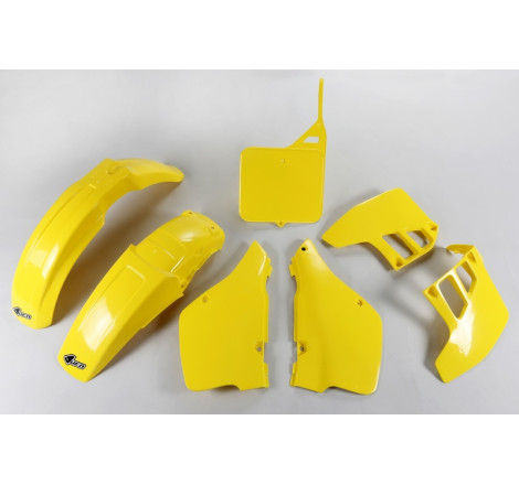 Kit plastiques UFO Jaune pour Suzuki RM 125 – 1989 à 1991