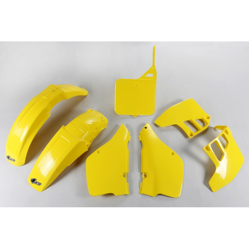 Kit plastiques UFO Jaune pour Suzuki RM 125 – 1989 à 1991