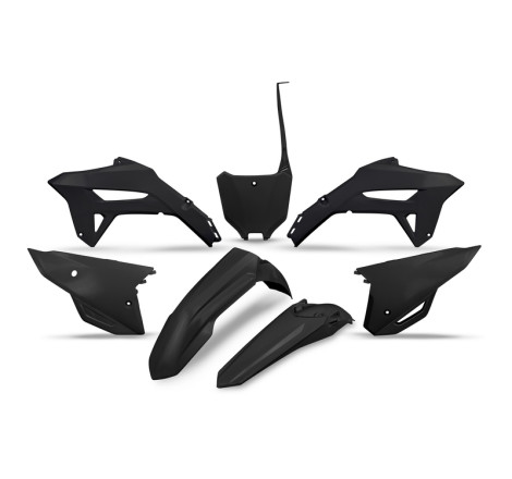 Kits plastiques UFO Noir pour Honda CRF 250 / 450