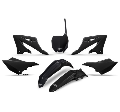Kit plastiques UFO Noir pour Yamaha YZ 125 / 250 – 2022 à 2025