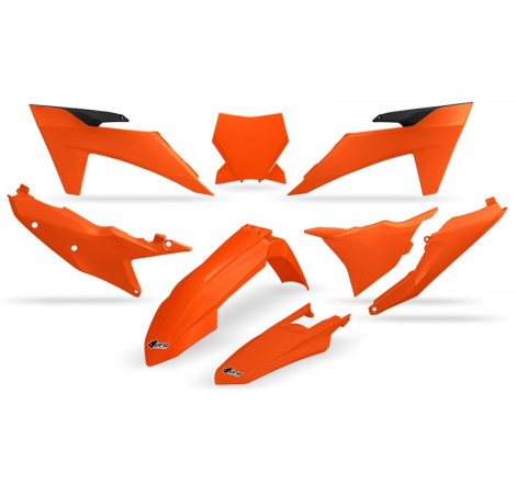 Kit plastiques UFO Orange pour KTM SX-F 125 / 250 / 350 / 450