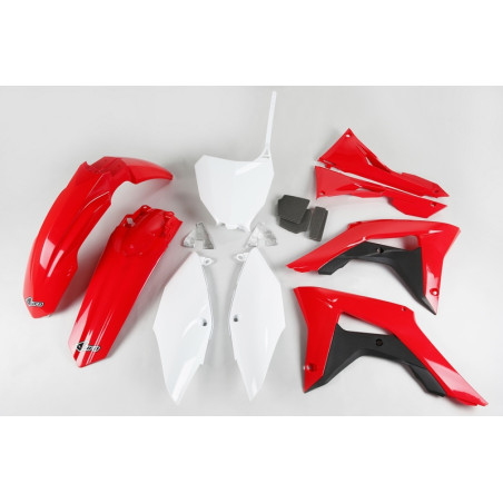 Kit plastiques UFO Rouge/Noir pour Honda CRF 250 / 450