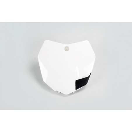 Plaque numéro frontale UFO blanche pour KTM SX / SX-F 125/250/350/450 (2013-2015)