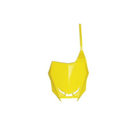 Plaque numéro frontale UFO jaune pour Suzuki RM-Z 250 / 450