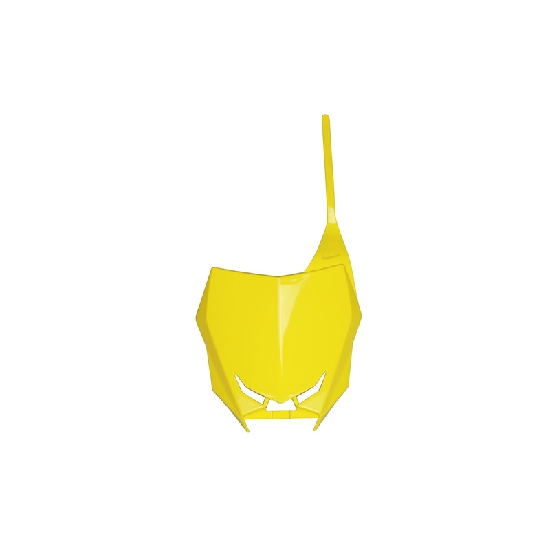 Plaque numéro frontale UFO jaune pour Suzuki RM-Z 250 / 450